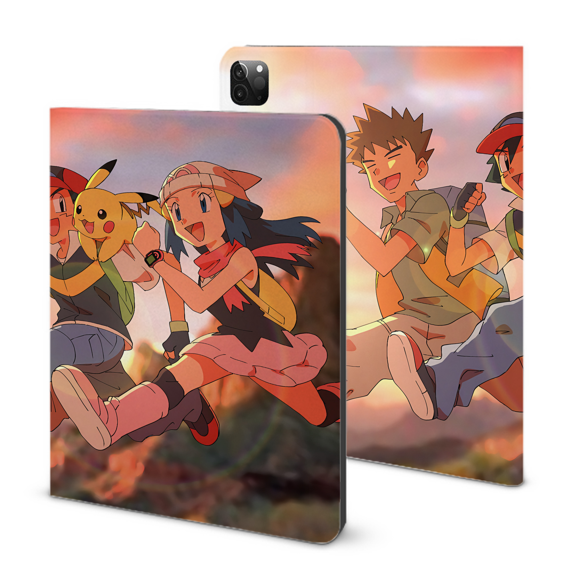 （画像用） ポケットモンスター Pokémon IPadケース ペンホルダー付き ブックスタイルデザイン